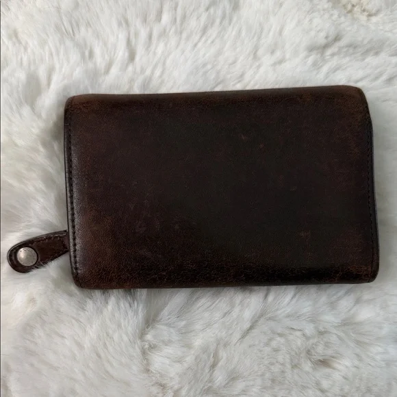 Vintage Y2K Coach Mahogany Brown Leather Billfold Wallet - Picture 4 of 17